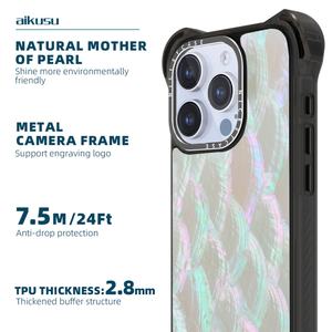 Étui de téléphone portable à bandoulière de 7,5 m pour iPhone 13/14 pour iPhone 15 Étui de téléphone personnalisé avec logo pour iPhone 13 Pro Coque arrière - Product Image 2