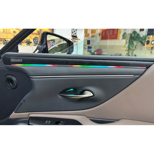 Luz Ambiental de 64 Colores en Negro Roble para Lexus ES 2018-2025, Accesorios de Actualización de Iluminación Interior - Product Image 5