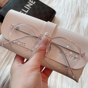 Monture de lunettes en titane Day By Day Round 9882, verres Plano, style artistique rétro, monture complète - Product Image 5