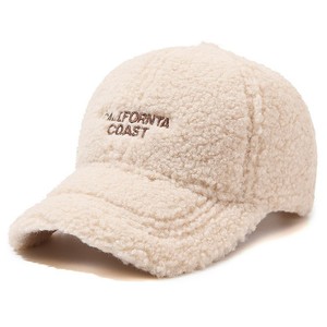 Gorra de Béisbol de Moda Coreana de 6 Paneles, de Lana de Cordero de Felpa Vintage para Invierno, Informal para Exteriores, Combinable con Todo, con Logotipo Personalizado - Product Image 5