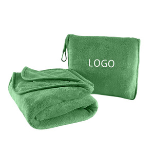 Tùy chỉnh du lịch chăn và gối flannel ném chăn cho máy bay - Product Image 4