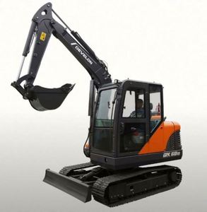 Excavatrice sur chenilles DEVELON DX60D, mini-pelleuse de 6 tonnes, système hydraulique haute performance, moteur fiable, pompe, puissance de creusement élevée - Product Image 5
