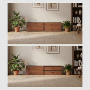 خزانة أدراج أمريكية من الخشب الصلب، بوفيرية عصرية وفاخرة، بتصميم عتيق، خزانة تخزين بأدراج لغرفة النوم، أثاث منزلي لغرفة المعيشة والجدار. - Product Image 5