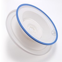 Support de plateau tournant à gâteau rotatif lisse jetable de 11 pouces Spinner tournant en plastique pour décorer l'affichage et la cuisson