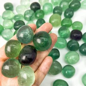 Pierre de Fluorite Verte Naturelle Polie de 10-30 mm, Pierre Roulée de Guérison Spirituelle, Vente Chaude - Product Image 4
