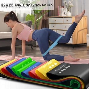 Accesorios de fitness ecológicos de alta calidad de 12 pulgadas de largo estiramiento ejercicio potencia corta Mini bandas de resistencia de látex bucle - Product Image 4
