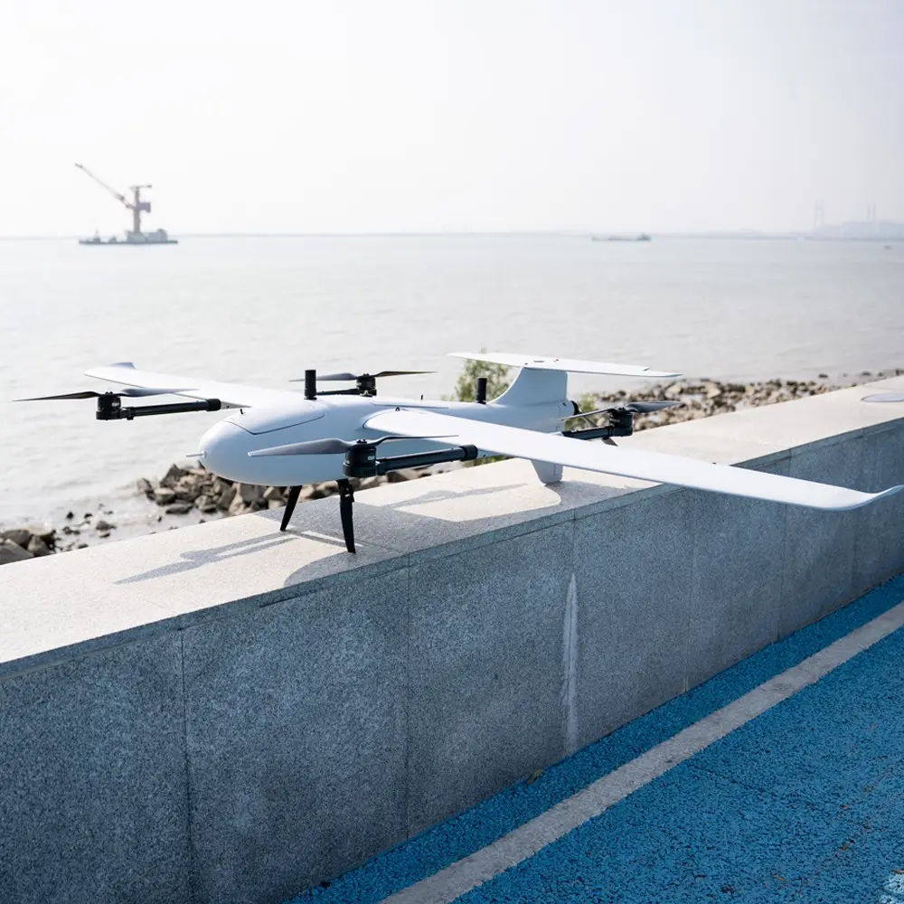 Long Endurance Flying UAV drone Fixed Wing Using Full Composite Carbonfiber VTOL radio control Drones aircraft