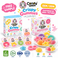 Bonbons gélifiés exotiques en forme de bretzel, enrobés de croquant et fourrés à la confiture, vente en gros, échantillon gratuit disponible, emballage personnalisé OEM ODM