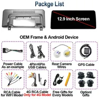 Reproductor Multimedia con Navegador GPS Android Auto y CarPlay para Mazda 3 Axela CX-3 2020-2022 de 12.9 Pulgadas, Reproductor de Video, Cámaras de Reversa de 360°, DSP, 1 Año de Garantía