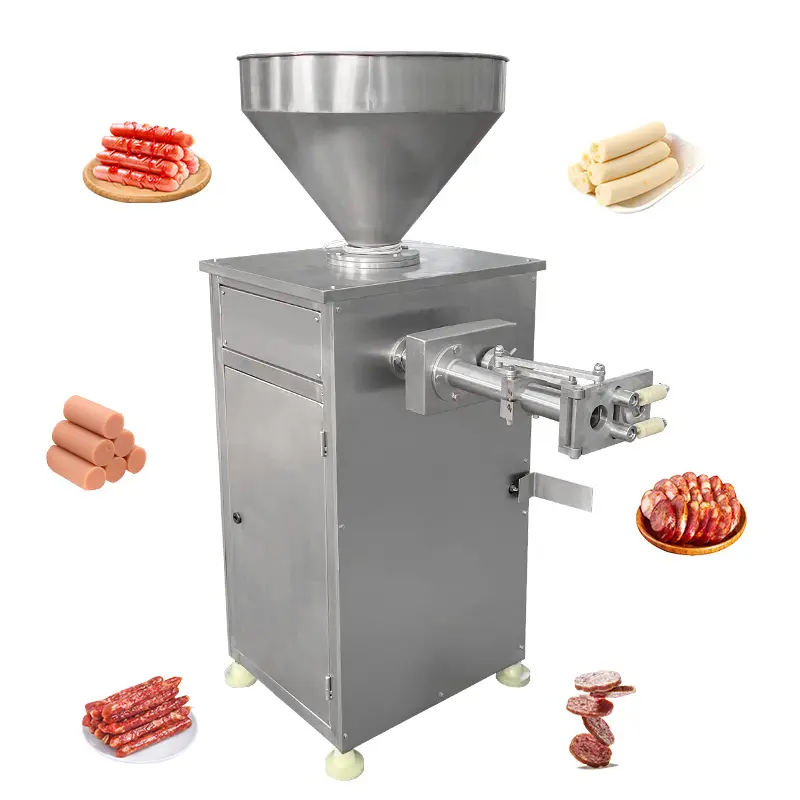 Промышленный Автоматический большой колбасный наполнитель, наполнитель для сосисок, наполнитель для сосисок, машина для изготовления, цена