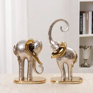 2024 Modern Sculpture Home Decor Polyresin Elephant Resin Animal