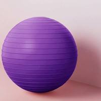 Ballon de fitness anti-éclatement en PVC de 65 cm, qualité supérieure, écologique, pour entraînement professionnel en salle de sport et bureau, vente en gros par lot de 40