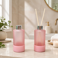 Bouteille diffuseur en verre à roseaux de différentes tailles, vide, pour emballage, en forme de cône, pour parfum