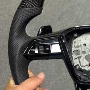 Volant en fibre de carbone véritable pour <span class=keywords><strong>Audi</strong></span> A4 B8.5 S4 RS4 A5 S5 RS5 RS6 Q5 Q7 Q3 A3 A6 S3 S1 S4 RS3 B8 TT MK2 C8 – Économies importantes - Product Image 2