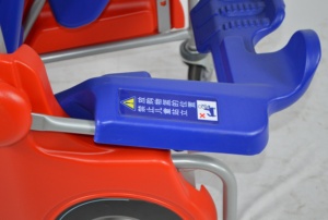 Cao cấp phim hoạt hình gấu trúc Xe đẩy cho trẻ em dễ thương và thú vị bán buôn giỏ hàng - Product Image 2