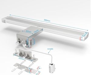 Đèn tường hiện đại phong cách Bắc Âu 15W màu <span class=keywords><strong>chrome</strong></span> cho phòng tắm, khách sạn, nhà ở, phòng ngủ, đèn trang điểm, đèn gương LED - Product Image 4
