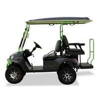 Mode conçu chinois 48v chariot de golf électrique 2 places lithium chasse hors route chariot de golf