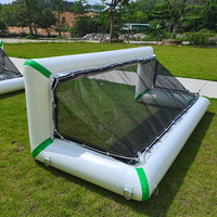Cage de football gonflable hermétique en PVC avec but et chaussures de vitesse, jeu de tir, porte à joint d'air - Produits de sport et de divertissement