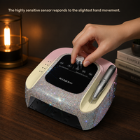 Lámpara y Taladro de Uñas Profesional 2 en 1, 30 LED, 365nm, 405nm, 45000 RPM, Recargable, Pantalla LCD, Logotipo Personalizado, Suministro OEM