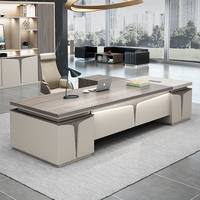 Mobilier de bureau de luxe Ensemble de bureau PDG Table de bureau de direction Meubles commerciaux Escritorio De Oficina Schreibtisch