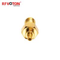 Adaptador Coaxial RF de 50 ohmios para Aplicaciones de Radiofrecuencia, Conector Coaxial SMA Hembra a MMCX Macho