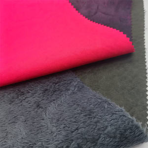 Manteau de veste d'extérieur en tissu polyester à <span class=keywords><strong>deux</strong></span> couches en cuir <span class=keywords><strong>comme</strong></span> tissu laminé - Product Image 6