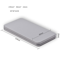 Pince à cils en fer blanc stockage de maquillage étui de téléphone portable emballage boîte en fer personnalisée