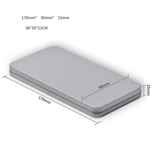 Hojalata Pinzas para pestañas Almacenamiento de maquillaje Caja para teléfono móvil Embalaje Caja de hierro personalizada - Product Image 2