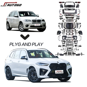 2024 nuevo Kit de carrocería de diseño para <span class=keywords><strong>BMW</strong></span> <span class=keywords><strong>X5</strong></span> serie E70 08-13 actualización a 2023 2024 G05 X5M F95 LCI estilo hierro PP Material ABS - Product Image 1