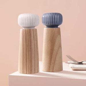 <span class=keywords><strong>Moulin</strong></span> à épices réglable en bois et en céramique <span class=keywords><strong>Moulin</strong></span> à sel et à <span class=keywords><strong>poivre</strong></span> pour la maison ou le restaurant Emballé dans une boîte - Product Image 1