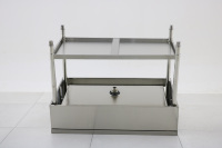 Grand évier simple autoportant en acier inoxydable, évier utilitaire en acier inoxydable pour buanderie avec crédence