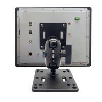 Accessoires de tige de 9cm réglable 1.5 pouces Double bras à douille support de montage de tablette d'ordinateur industriel pour Ram