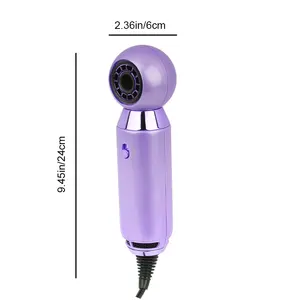 best selling professional factory top quality hair dryer does not hurt hair anion Colourful hot air comb curling professional