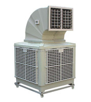 Équipement de ventilation avicole industriel mural avec refroidisseur d'air par évaporation, moteur AC et pompe pour serre