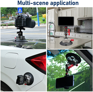 Soporte de cámara con ventosa de 6 pulgadas para grabación de video en la carrocería del coche o cualquier superficie lisa, compatible con cámaras de acción y DSLR - Product Image 6