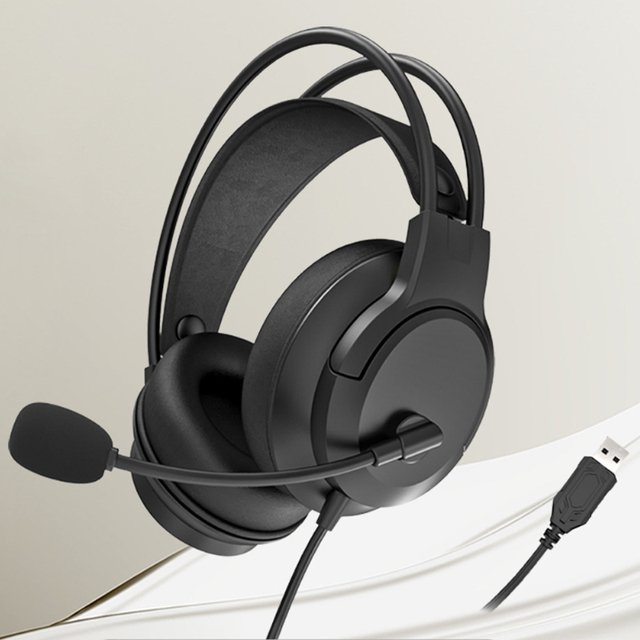 Factory Wholesale E-Sports In-Ear Headphones 3.5 USB Computer Gaming Headset Mic Noise Cancelling IPX5 Waterproof Volume Control