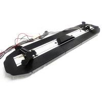 Lampu Strobo LED Bar Baru JZ TECH TBD-8700B- 1.2m Dua Warna Berkedip 12V/12-24VDC Ukuran Penuh Aksesoris Sirine Speaker Mobil
