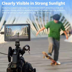 Godox Gm7s 4K 7 Inch Siêu Sáng Máy Ảnh DSLR Màn Hình 3D Lut Màn Hình Cảm Ứng IPS FHD 1920X1200 Video Live Hiển Thị - Product Image 4