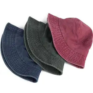 Chapéu de balde lavado para homens e mulheres, chapéu europeu personalizado com aba de algodão para dirigir ao ar livre, caça e caminhadas