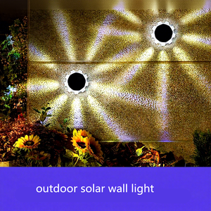 Lámpara Solar LED de Pared 2025, Nueva, con Clasificación IP55, 3500K Blanco Cálido, Control Inductivo, Material ABS, para Decoración de Jardín, Hogar y Exteriores - Product Image 5