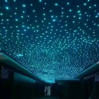 Moteur d'éclairage LED à fibre optique RGBW 45W multicolore professionnel en aluminium pour lustre de plafond