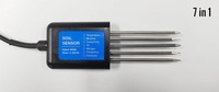 Mesurer l'humidité du sol Température Humidité EC PH NPK 4-20mA 0-5V RS485 Modbus Capteur de sol