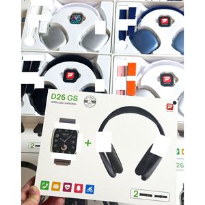 D26 GS jam tangan pintar ultra-pintar baru 2025 Headphone TWS hitung langkah pemantauan kesehatan earphone 3 dalam 1 Set hadiah - Product Image 1