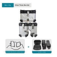 Support de sacoches latérales en aluminium pour moto G310GS, triple boîte latérale droite, boîte arrière/boîte de queue, capacité 38L