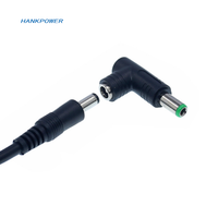 Adaptor Notebook Daya Tinggi 10A 240W Sudut Kanan DC 5.5*2.5 Female ke DC 4.5*3.0 Male untuk HP
