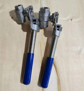 APOLLO tipe baja tahan karat 1/2 inci mengurangi lubang 2000WOG Thread End Deadman Musim Semi katup bola kembali - Product Image 2