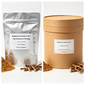 Extracto de Bupleurum 10:1 TLC, Extracto de Raíz de Bupleurum <span class=keywords><strong>Aureum</strong></span> Fisch, Polvo Fino Amarillo Marrón, Extracto Herbal - Product Image 3