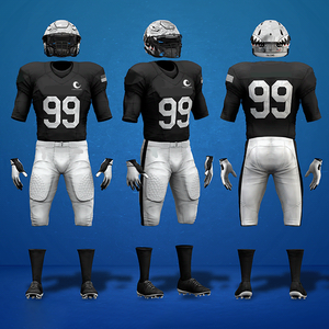 Neueste Spiel American Football Trikots Sublimation Blank American Football Uniform Sets Jugend American Football Wear - Product Image 4