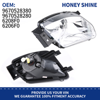 Phare antibrouillard avant halogène pour Peugeot 408 308SW 6208F0 6206F0 9670528380 9670528280