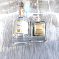 Bouteille de parfum personnalisée Logo étanche de luxe et de mode et étiquette autocollante en métal anti-rouille